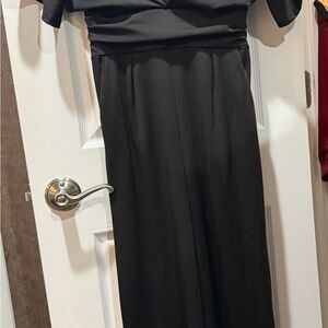 Elegant Black Wide-Leg Jumpsuit